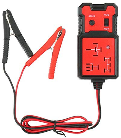 Tester Per Relè Automobilistico Tester Per Batteria Per Auto 12v E Alternatore Con Clip Strumento Diagnostico Per Analizzatore Di Relè Automatico