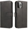 LOLFZ Wallet Case for iPhone 13 Pro Max, Vintage Leather Book Case with Card Holder Kickstand Magnetic Closure Flip Case Cover for iPhone 13 Pro Max - Black