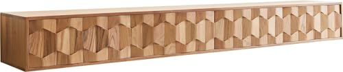 DELIFE TV-Board Fevo Akazie Natur 220 cm 4 Türen schwebend Lowboard