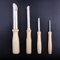 Shiwaki Poterie Argile Outils, 4 Pcs Circulaire Trou Rond Poterie, Argile Perforateur Rond, Poterie Argile Céramique Outils pour Poterie Sculpture Modélisation