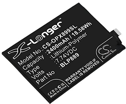TECHTEK akku Kompatibel mit [Oppo] CPH2305, Find X5 Pro, PFEM10, PFFM20 Ersetzt BLP889
