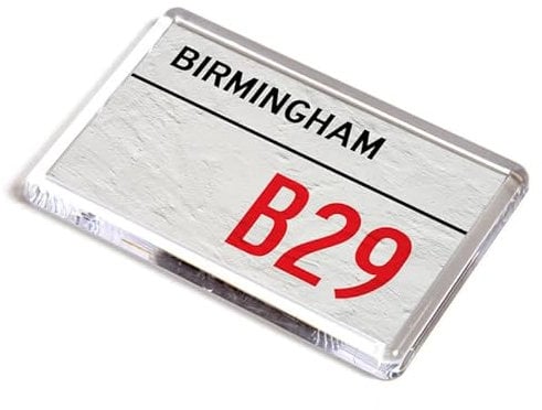 FRIDGE MAGNET - Birmingham B29 - UK Postcode