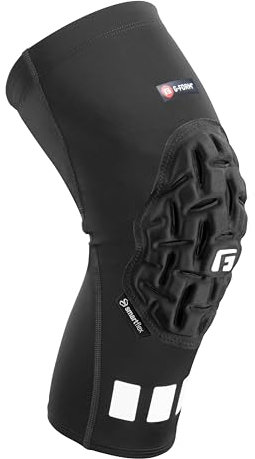 G-Form Pro Handball 180 Padded Knee Sleeve (Single) - Leichte Bandage, atmungsaktive und Flexible Unterstützung für Komfort und Schutz des Sportlers - Schwarz, Small
