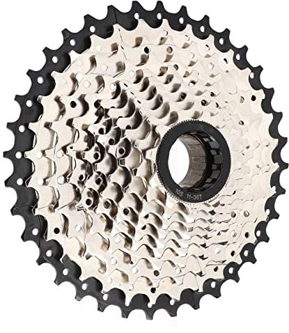 OUKENS Fahrrad-Freilauf, 10-Gang 11-36T Freilauf Zum Anschrauben, Hochfester Stahl, Fahrrad-Geschwindigkeits-Schwungrad, 10-Gang-Mehrfach-Freilauf Zum Radfahren