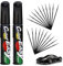 Lápiz de Retoque,2PCS Pintura Retocar Arañazos Coche,Pluma Retoque del Coche,Bolígrafo Reparador Arañazos Coche,Bolígrafo Retoque Coche,Rotulador Arañazos Coche,Reparación Arañazos Coche,Negra