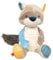 SIGIKID 43289 Waschbär Patchwork Sweety, , Plüsch, Kuscheltier, Stofftier, kuschelweich, tolle Farbkombinationen, ab 3 Monaten