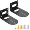 TOLIDA 2pcs Universal PTZ Camera Wall Mount Brackets - Solid Metal Wall Mount Holders for HuddleCam, AVIPAS, Lumens Cameras, Outdoor Wall Mounted Camera Brackets, Black