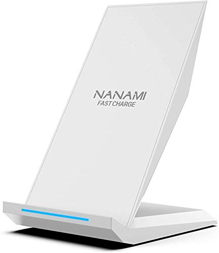 NANAMI Wireless Charger - Induktive Ladestation für iPhone 16 15 14 13 12 pro 12 11 XS Max XR X 8 Plus, kabelloses Ladegerät Qi Phone Charger Handy ladestation Schnell für Samsung Galaxy S24 S23 S22