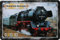 WOGEKA ART Retro Blechschild - Dampflok-Nostalgie 50 3610-8 - Nostalgie Deko Schild als Geschenkidee für Eisenbahn Fans zu Geburtstag Weihnachten 20x30 cm Metallschild 353