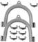 FOYTOKI 10pcs Washing Machine Drain Hose Holder Clips U-Shape Hose Guide for Secure Fixation Easy Installation for Washer Discharge Prevents Water Leakage and Use