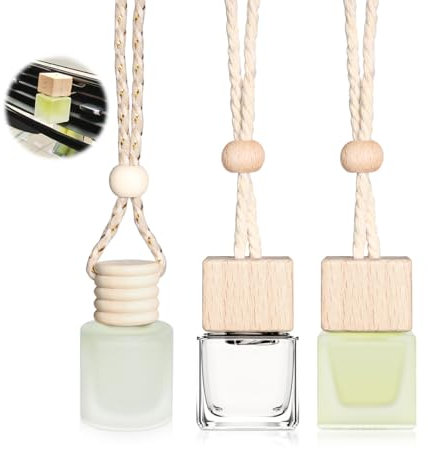 YISOWUH Auto-Lufterfrischer, 3er-Pack Lüftungsschlitz-Clips, langlebige Auto-Lufterfrischer für Auto und Zuhause, Vanille, Flachs und dunkles Eis