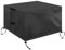 NUZAMAS Housse de protection pour foyer à gaz - Imperméable - Pour barbecue d'extérieur - 82 x 82 x 61 cm - Noire