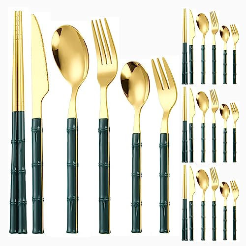 Ensemble de couverts, ensemble de couverts en acier inoxydable, plastique transparent, ensemble cuillère, couteau et fourchette, poignée en vedette, a