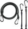 3 Stück Spanngummi mit Karabiner, 30cm Expander mit Karabiner, Spanngummi mit Haken, Expander mit Haken für Bündeln Camping