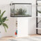 Rantry Aquariumständer Aquarium Unterschrank Aquarien Schrank, Aquarium Tisch mit Stabiler Oberplatte, Aquariumschrank für Sicheren Stand Weiß 75x36x72,5 cm Holzwerkstoff