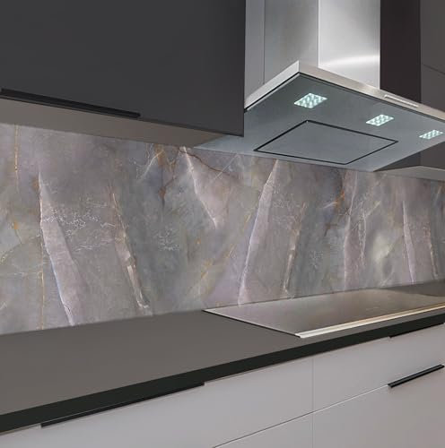 Rodnik Küchenrückwand robuste ABS-Kunststoff Platte Monolith in Deluxe Qualität, Direktdruck. MOTIVAUSWAHL (Marmor Textur)