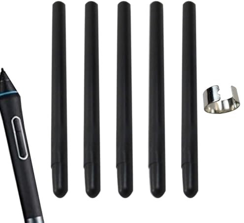 Grafiktablett-Stifte - Ersatzstifte für Grafiktablett | Nachfüllminen | 5 Ersatzminen für Bleistift | Digitaltablett Zubehör mit Entfernungswerkzeug