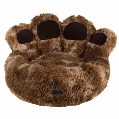 Nobby Komfortbett rund Paw braun Ø 90 x 24 cm / 45 cm