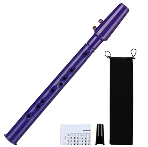 RynoPulse Tragbares Mini-Saxophon, schwarzes Taschen-Saxophon für Anfänger, Reise-Holzblasinstrument, Musikzubehör