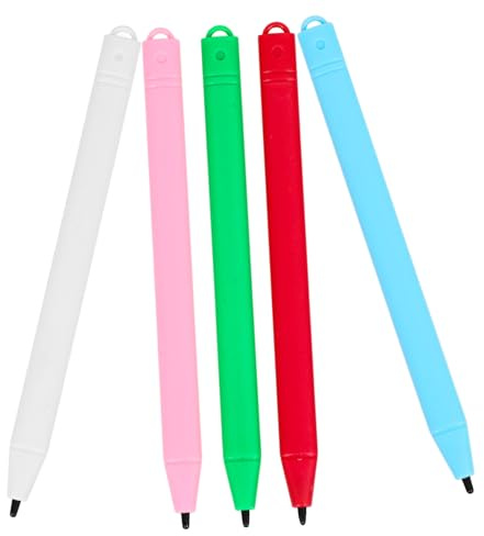 LAPYAPPE 5 Stück LCD Zeichentablettstift mit Kompakter Bauweise und Glatter Zeichnung aus Abs und Leitfähigem Gummi zum Aufzeichnen und Malen Touchscreens