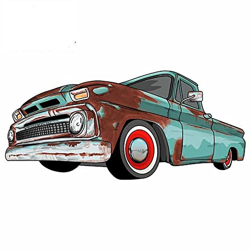 13 cm x 6,1 cm für RUST Auto Stoßstange Aufkleber Windows Auto Aufkleber Vinyl Material Aufkleber