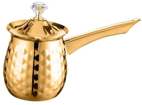 Mobestech Caffettiera Turca in Metallo Piccola Caffettiera Da Cezve Per Caffè Espresso Macchina Per Caffè Turco