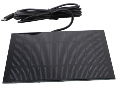 Smart Design 3 5W Panneau Solaire Chargeur Étanche Compatible avec Téléphones et Caméras