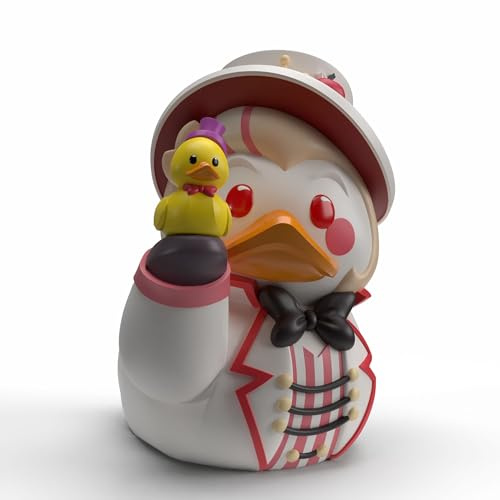 TUBBZ Erstausgabe: Hazbin Hotel – Lucifer Morningstar Cosplaying Gummiente Vinylfigur – Offizielle Sammelfigur für Fans von Hazbin Hotel
