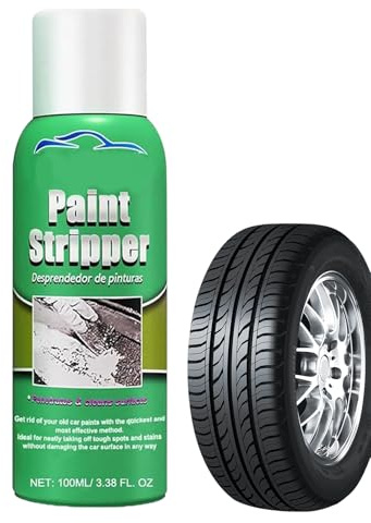 Paint Remover for Concrete, 100 ml Paint Stripping Spray, Versatile Cleaner for Car, Furniture, Metal, Wood & Machines