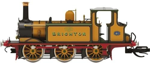 Hornby TT:120 TT3039M LB&SCR - Terrier - 40 'Brighton' Dampflokomotive Ära 2 Modellbahnwagen, Gelb/Grün