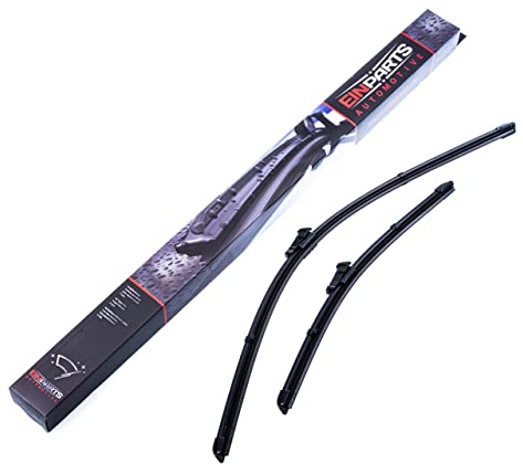 EINPARTS Scheibenwischer Set Wischerblätter Set Vorne Länge 1: 650mm Länge 2: 400mm Flachbalkenwischblatt Kompatibel mit FORD Fiesta Mk6 Schrägheck JA8, JR8 Top Lock für Linkslenker EPWBDC2616