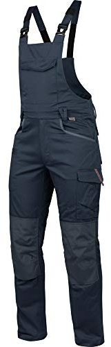 WÜRTH MODYF Arbeitslatzhose Stretch X - professionelle Arbeitshose für Herren - Latzhose mit Reißverschluss - in der Größe 26 in Blau