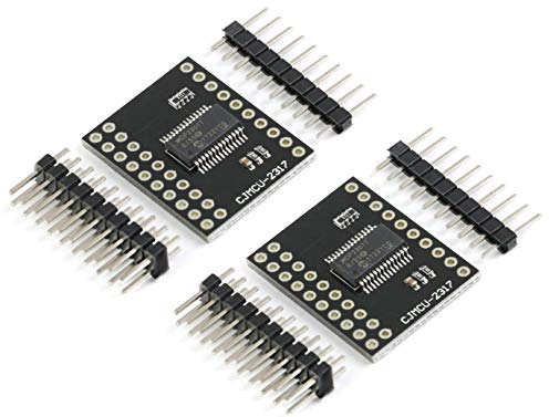 TECNOIOT 2 Stück MCP23017 serielle Schnittstelle I2C bidirektionaler 16-Bit-E/A