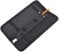 YINETTECH Tragbare stilvolle schwarze Nylon Herren Krawattenklammern Manschettenknöpfe Business Reise Etui Organizer Aufbewahrungstasche 40,6 x 12,7 x 2 cm