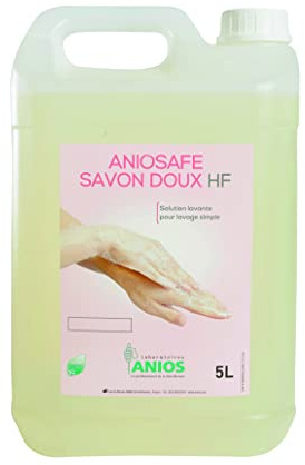 ANIOSAFE SAVON DOUX HF - BIDON DE 5L - ANIOS
