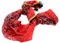 Calvin Klein Digital Print Scarf Coral Mix