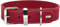 HUNTER AALBORG SPECIAL Hundehalsband, Leder, strapazierfähig, komfortabel, 40 (S), rot