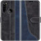 Mulbess Coque pour Xiaomi Redmi Note 8 2019/2021, Etui a Rabat, Housse en Cuir, Pochette de Protection Portefeuille, Élégant Noir