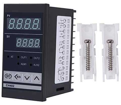 Digitaler Thermostat, Temperaturregler, CH402 AC85-264V Hochpräziser Smart PID-Temperaturregler Thermostat Relais TC/RTD-Eingang
