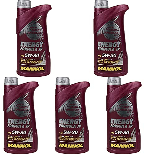 QR-Parts Set 85455296 MN7914-1 5x1 Liter Original MANNOL Motoröl ENERGY FORMULA JP 5W-30 Engine Oil Öl