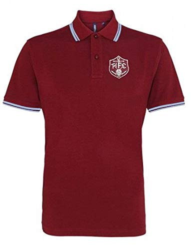 Thames Ironworks Retro Football Iconic Polo Embroidered Logo