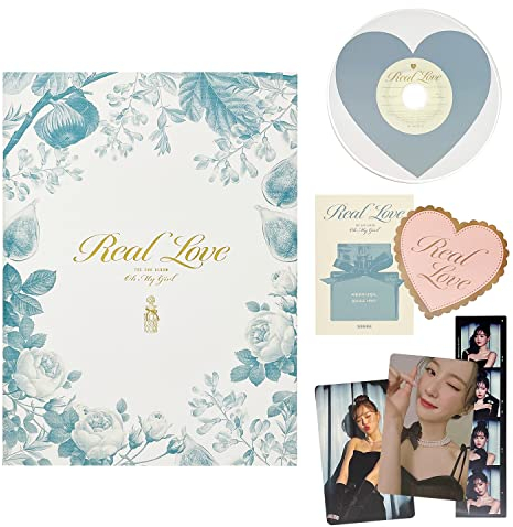 OH MY GIRL - The 2nd Full Album [Real Love] (Floral Ver.) Photobook + Photocard + Selfie Photocard + Message Card + Film Bookmark + Sticker + CD-R