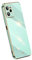 GOKEN Hülle für Realme C35, Schutzhülle TPU Silikon Handyhülle mit Galvanisieren von Phnom Penh, Stoßfest Bumper Case Soft Cover, Grün