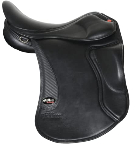 Karlslund Fjöður Sattel , 17 (46cm), Schwarz 96°