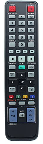 AK59-00104R Telecomando di ricambio per lettore Blu-Ray DVD Samsung BD-C5500 BD-C7500 BD-C6900 BD-C5300 BD-5500C BD-C5900 BD-C6500 BD-C5500 BD-C6800 BD-C77 509 B; D-C7900 BD-C6600 BD-D6500/ZA