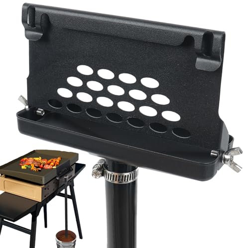 Whaleme Grillfettfänger für Blackstone-Zubehör, verbesserter hinterer Fettablauftrichter für Blackstone Fettbecher mit integriertem Fetttor, kompatibel mit Blackstone 91,4 cm, 71,1 cm, 55,9 cm, 43,2