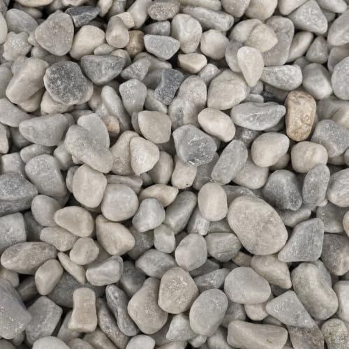 BERNARDELLI - Ciottoli Grigio Occhialino (7/15 mm) per arredo di esterni, vasi e fiorere - Sacco da 25 kg