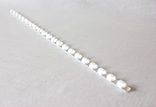 Lot de 50 peignes de reliure en plastique PVC 14 anneaux A5 12 mm