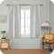 GIRASOLE HOME Coppia Tende Barbados Termiche Totalmente Oscuranti 2 Pannelli da 70x120cm con Tasca, Greige