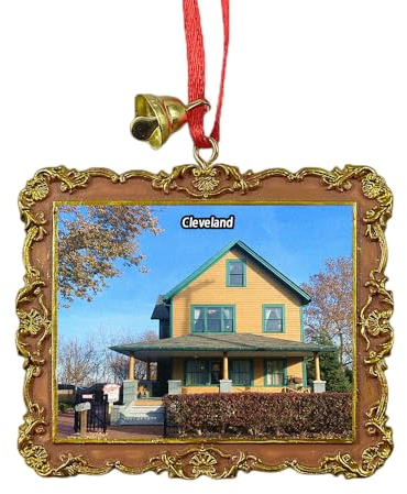 A Christmas Story House Cleveland America Travel Souvenir Xmas Tree Ornament Hanging Pendant Home Christmas Party Decoration